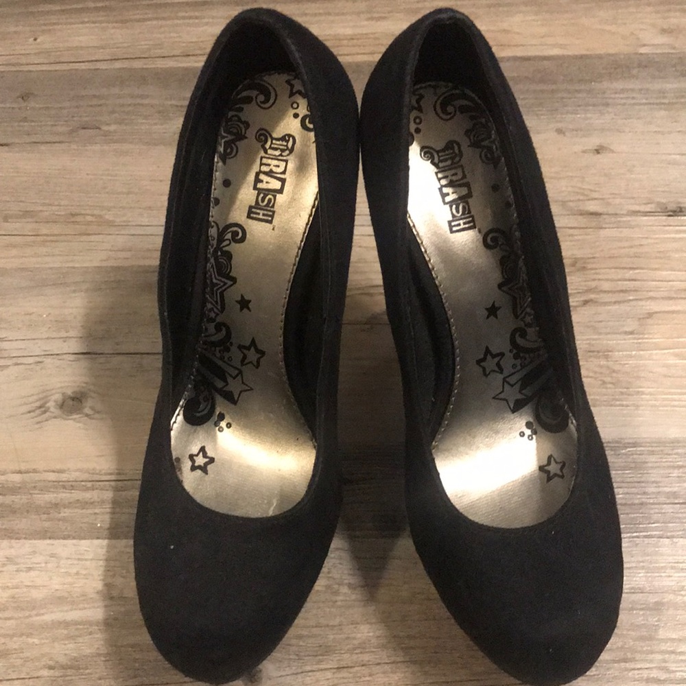 Brash Black high heels